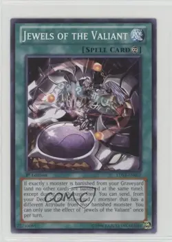 Jewels of the Valiant 1st Ed. YuGiOh Lord Tachyon Galaxy #LTGY-EN067 0s5 - Image 1