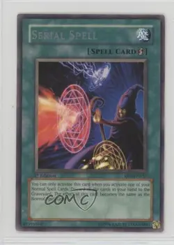 Serial Spell (Rare) 1st Ed. YuGiOh Rise of Destiny #RDS-EN037 2004 16f0 - Image 1