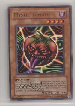 Mystic Tomato (R) Unlimited YuGiOh Magic uler Booster #MRL-094 2002 7bt - Image 1
