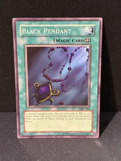 Yugioh Black Pendant MRL-003 Super Rare Holo Original Print Vintage - Image 1