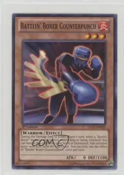 Battlin' Boxer Counterpunch 1st Ed. YuGiOh Lord of the Tachyon Galaxy 0s5 - Image 1