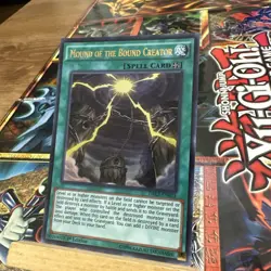 Yugioh Mound of the Bound Creator DRL3-EN053 Ultra Rare 1st Ed NM + free holo! - Image 2