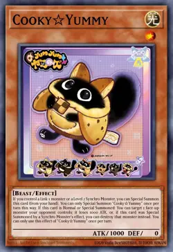 JUSH-EN017 “Cooky☆Yummy” Ultra Rare YuGiOh! PRE ORDER 31/07/2025 - Image 1