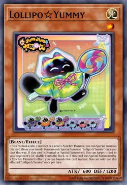 JUSH-EN018 “Lollipo☆Yummy” Ultra Rare YuGiOh! PRE ORDER 31/07/2025 - Image 1
