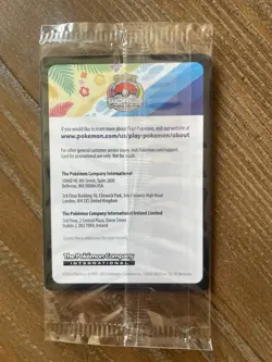 Pikachu SVP190 - S&V World Championship 2024 Promo Pokemon Card - Sealed - Image 2