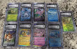 9 Pokemon Graded Card Lot -CGC - Image 1