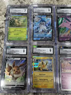 9 Pokemon Graded Card Lot -CGC - Image 2
