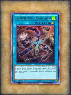 Yugioh Sky Striker Mecha - Widow Anchor MP19-EN264 Ultra Rare 1st Ed NM - Image 1