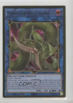 Predaplant Verte Anaconda 1st Ed. YuGiOh Maximum Gold: El Dorado #MGED-EN036 2qv - Image 1