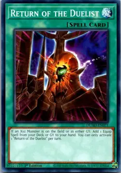 Return of the Duelist (card) 1st Edition DUAD-EN071 Common Duelist's Advance Nea - Image 1