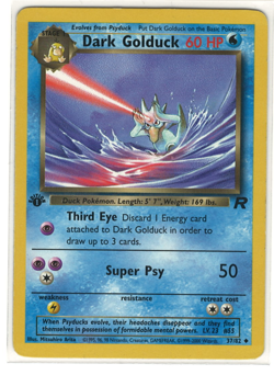 Dark Golduck 1st Edition 37/82 - Team Rocket - WOTC Vintage Pokemon Card - LP/NM - Image 1