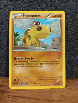 Hippopotas 83/162 Breakthrough Regular Pokemon Card TCG Trading Game Collector - Image 1