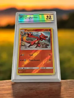 🔥Pokemon CC&G 9.5 Mint 2016 Charmeleon Reverse Holo Evolutions Card 10/108 - Image 1