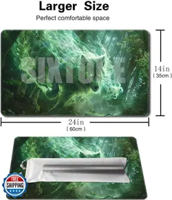 SIXTORE Premium Board Game 24x14in TCG Playmat Compatible for OCG CCG RPG MTG - Image 2