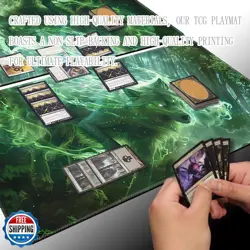 SIXTORE Premium Board Game 24x14in TCG Playmat Compatible for OCG CCG RPG MTG - Image 4