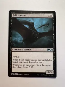 Fell Specter - MTG Core Set 2019 - NM - Image 1