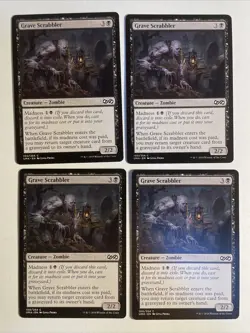 4x Mtg Ultimate Masters Grave Scrabbler NM Magic The Gathering - Image 1