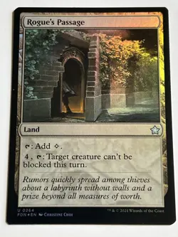Rogues Passage 264 MTG Foundations 2024 Mint - 9.0 + Uncommon Foil Land - Image 4