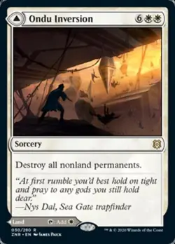 Ondu Inversion / Ondu Skyruins - Light Play MTG Zendikar Rising - Image 1
