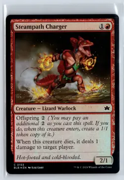 FOIL Steampath Charger Bloomburrow - MTG Magic the Gathering Card - Image 1