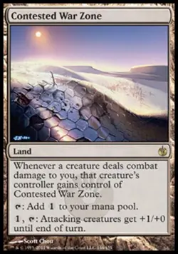 Contested War Zone - Light Play MTG Mirrodin Besieged - Image 1