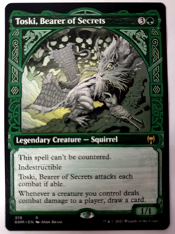 MTG: Kaldheim - Toski, Bearer of Secrets - Showcase Rare #319 - VLP - Image 1