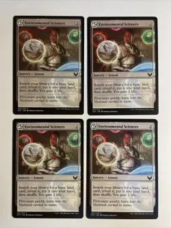4x Mtg Strixhaven Environmental Sciences NM/M Magic The Gathering - Image 1