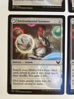 4x Mtg Strixhaven Environmental Sciences NM/M Magic The Gathering - Image 2