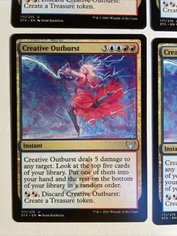 4x Mtg Strixhaven Creative Outburst NM/M Magic The Gathering - Image 2