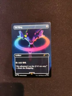 Sol Ring 2093 Secret Lair Drop Sonic: Chasing Adventure Non-Foil MTG NM - Image 1