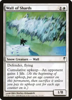 Wall of Shards MTG Coldsnap NM-MT Vintage - Image 1
