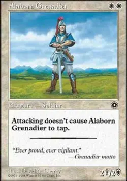 Alaborn Grenadier - Medium Play MTG Portal Second Age - Image 1
