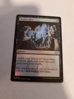1x Mtg Modern Horizons 3 Buried Alive Foil NM Magic The Gathering - Image 1