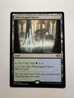 Waterlogged Grove - MTG Modern Horizons - NM - Image 1