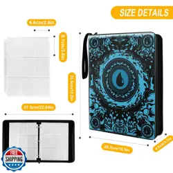 sabermaster MTG element Card Binder Fits 900 Cards Card Collector Album Holde - Image 2