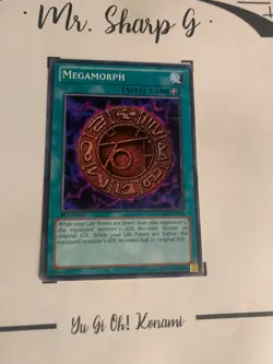 MEGAMORPH - 1st EDITION SDCR-EN024 ENGLISH Yu-Gi-Oh! CARD GAME TCG KONAMI - Image 10