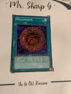 MEGAMORPH - 1st EDITION SDCR-EN024 ENGLISH Yu-Gi-Oh! CARD GAME TCG KONAMI - Image 4