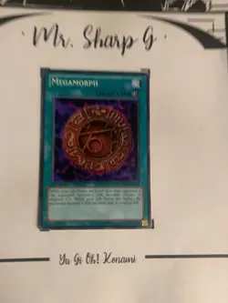 MEGAMORPH - 1st EDITION SDCR-EN024 ENGLISH Yu-Gi-Oh! CARD GAME TCG KONAMI - Image 8