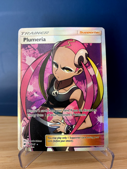 Pokemon Sun & Moon Burning Shadows - PLUMERIA - 145/147 - Ultra Rare - Image 1