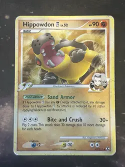Hippowdon [4] - 42/111 - Uncommon HP, English Pokemon Rising Rivals - Image 1