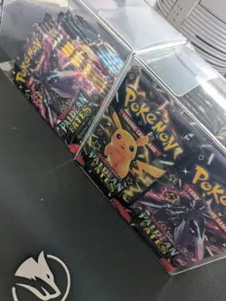50x Pokemon Paldean Fates Booster Packs Sealed & New - In protective case - Image 1