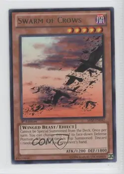 Swarm of Crows 1st Ed. YuGiOh Shadow Specters #SHSP-EN042 0w8 - Image 1