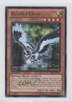 Bujingi Crow 1st Ed. YuGiOh Shadow Specters #SHSP-EN023 gl9 - Image 1