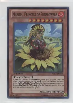 Marina Princess of Sunflowers 1st Ed. YuGiOh Shadow Specters #SHSP-EN040 0g0l - Image 1