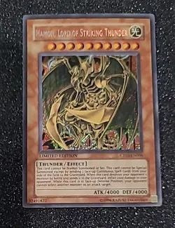Yugioh #CT03-EN006 Hamon, Lord of Striking Thunder Limited Ed Secret HP - Image 2