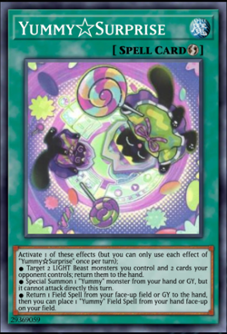 Yugioh Yummy Surprise JUSH-EN025 1st Edition Rare NM Presale - Image 1