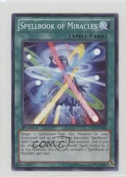 Spellbook of Miracles 1st Ed. YuGiOh Lord the Tachyon Galaxy #LTGY-EN088 0s5 - Image 1