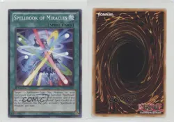 Spellbook of Miracles 1st Ed. YuGiOh Lord the Tachyon Galaxy #LTGY-EN088 0s5 - Image 3