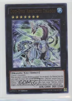 Odd-Eyes Absolute Dragon 1st Ed. YuGiOh Master of Pendulum Structure Deck gl9 - Image 1