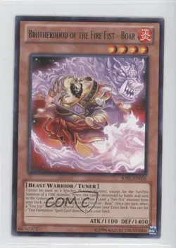 Brotherhood of the Fire Fist - Boar Unlimited YuGiOh Judgment Light gl9 - Image 1